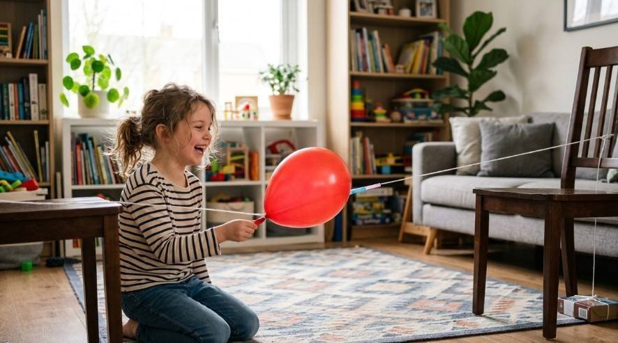 Balloon Rocket Experiment