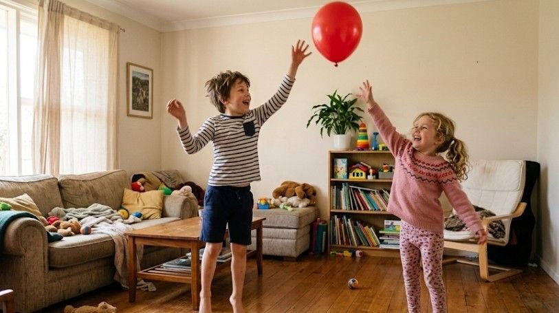 Balloon Volleyball Fun