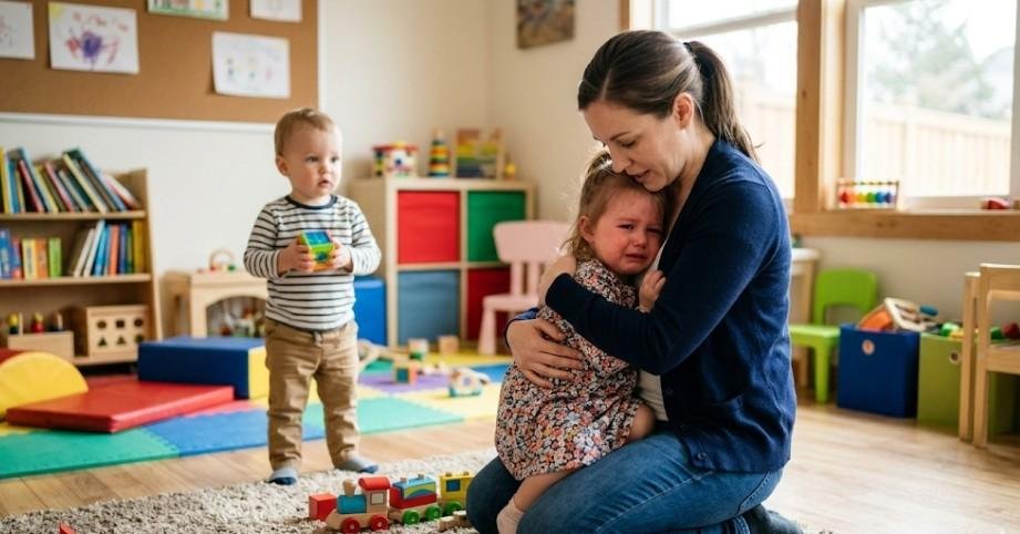 Comfort the child who was bitten