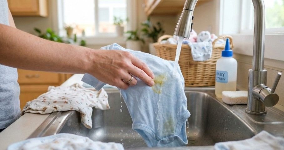 Treat stains as soon as possible