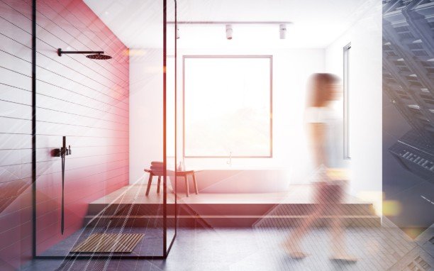 Why a Shower Swap Changes the Bathrooms Visual Weight